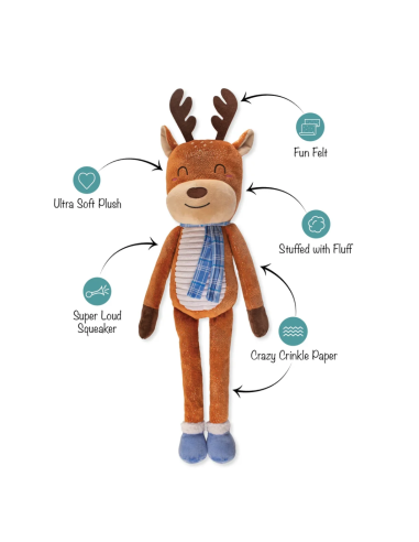 Dashin' Around Large Plush Dog Toy