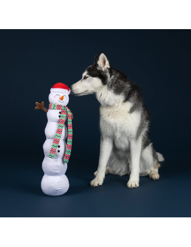 Snowball Party Large Plush Dog Toy