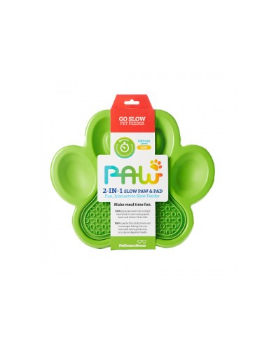 PAW 2-in-1 Slow Feeder & Lick Pad Blue