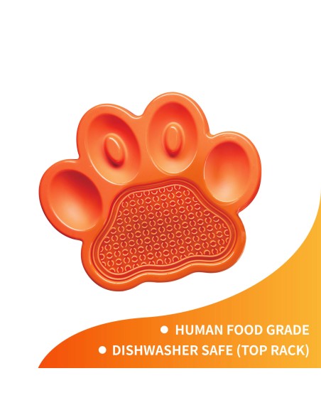 PAW 2-in-1 Slow Feeder & Lick Pad Blue