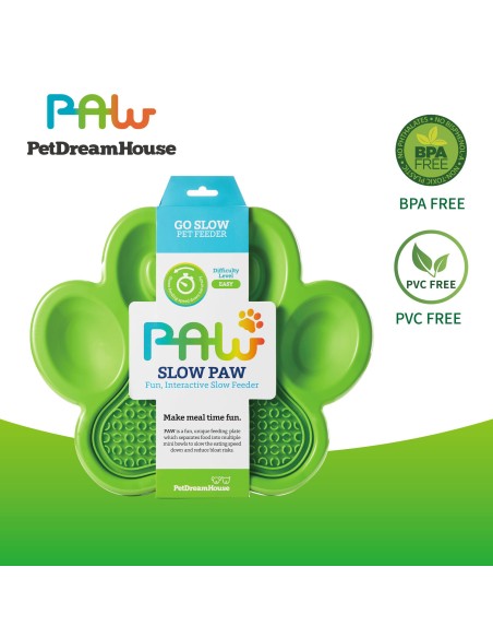 PAW 2-in-1 Slow Feeder & Lick Pad Blue
