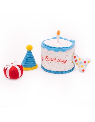 ZippyPaws Zippy Burrow - Birthday Cake