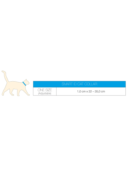 Smart ID Cat Collar - Magic Zebra/1 Size