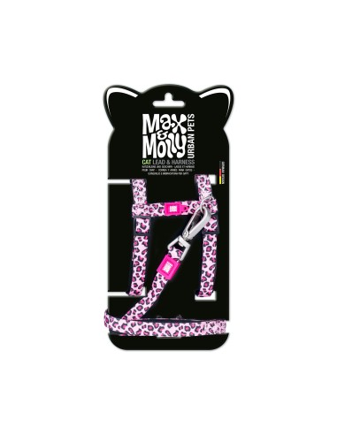 Leopard Pink - H-Harness Cat