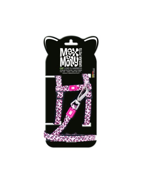 Leopard Pink - H-Harness Cat