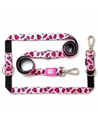 Multi-Function Leash - Leopard Pink/L
