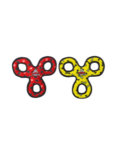 Tuffy Jr 3WayTug Yellow Bone