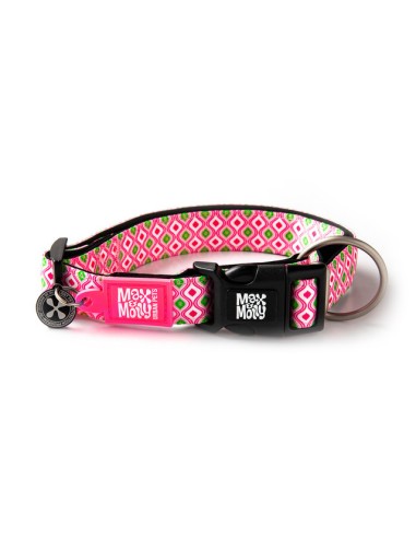 Smart ID Collar - Retro Pink