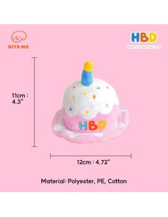 HBD party cake hat Toy 2