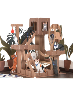 Golden Retriever : Pop-Up Cards - Cat Tree 2