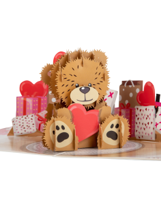 Celebrate Love : Pop-Up Cards - Love Bear
