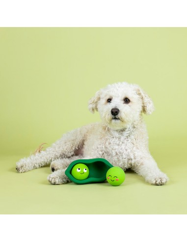 We Come In Peas Latex Dog Toy - pack of 4