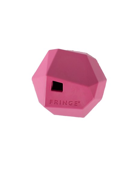Having A Ball Hot Pink Rubber Dog Toy - pack of 4