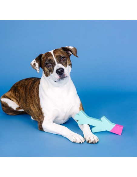 Stick with me turquoise/pink | Rubber