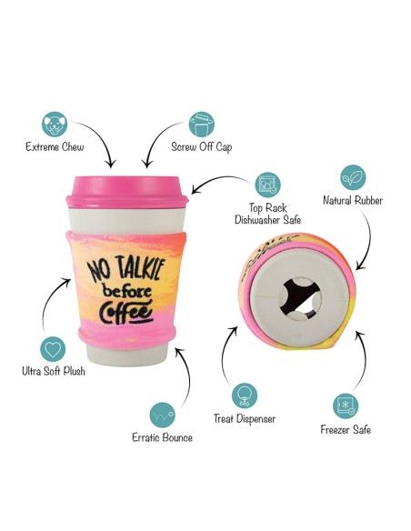 No talkie before coffee | Rubber | Treat Dispenser