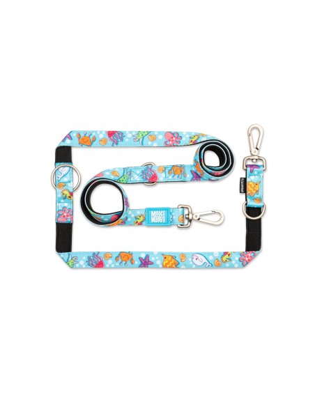 Multi-Function Leash - Blue Ocean/L