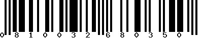 EAN-13 : 0810032680350 EAN-13 : 0810032680350
