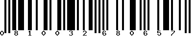 EAN-13 : 0810032680657 EAN-13 : 0810032680657