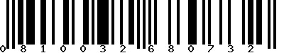 EAN-13 : 0810032680732 EAN-13 : 0810032680732
