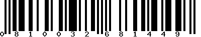 EAN-13 : 0810032681449 EAN-13 : 0810032681449