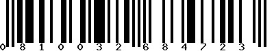 EAN-13 : 0810032684723 EAN-13 : 0810032684723