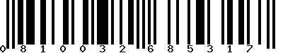 EAN-13 : 0810032685317 EAN-13 : 0810032685317