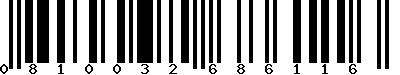 EAN-13 : 0810032686116 EAN-13 : 0810032686116