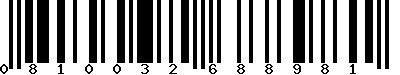 EAN-13 : 0810032688981 EAN-13 : 0810032688981