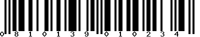 EAN-13 : 0810139010234 EAN-13 : 0810139010234