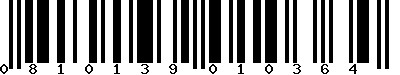 EAN-13 : 0810139010364 EAN-13 : 0810139010364