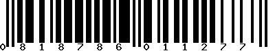 EAN-13 : 0818786011277 EAN-13 : 0818786011277