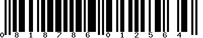 EAN-13 : 0818786012564 EAN-13 : 0818786012564