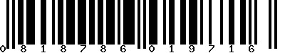 EAN-13 : 0818786019716 EAN-13 : 0818786019716