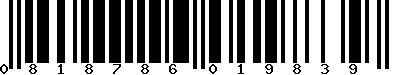 EAN-13 : 0818786019839 EAN-13 : 0818786019839