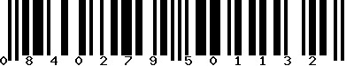 EAN-13 : 0840279501132 EAN-13 : 0840279501132