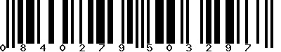 EAN-13 : 0840279503297 EAN-13 : 0840279503297