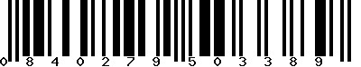 EAN-13 : 0840279503389 EAN-13 : 0840279503389