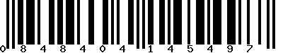 EAN-13 : 0848404145497 EAN-13 : 0848404145497