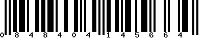 EAN-13 : 0848404145664 EAN-13 : 0848404145664