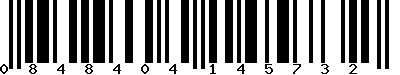 EAN-13 : 0848404145732 EAN-13 : 0848404145732