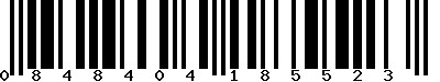 EAN-13 : 0848404185523 EAN-13 : 0848404185523