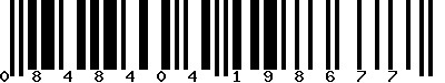 EAN-13 : 0848404198677 EAN-13 : 0848404198677