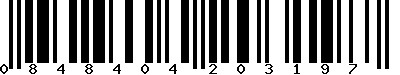 EAN-13 : 0848404203197