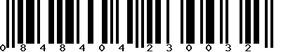 EAN-13 : 0848404230032 EAN-13 : 0848404230032