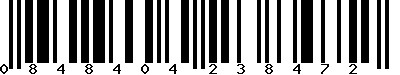 EAN-13 : 0848404238472 EAN-13 : 0848404238472