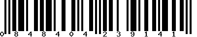 EAN-13 : 0848404239141 EAN-13 : 0848404239141