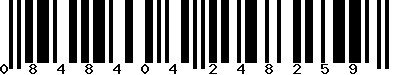 EAN-13 : 0848404248259 EAN-13 : 0848404248259