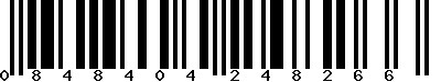 EAN-13 : 0848404248266 EAN-13 : 0848404248266
