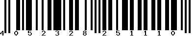 EAN-13 : 4052328251110 EAN-13 : 4052328251110