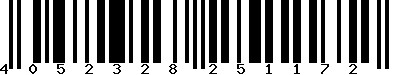 EAN-13 : 4052328251172 EAN-13 : 4052328251172